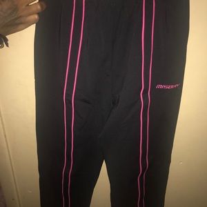 Two piece misbhv sweatsuit comes together